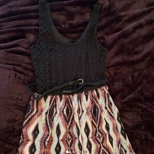 multicolor maxi dress